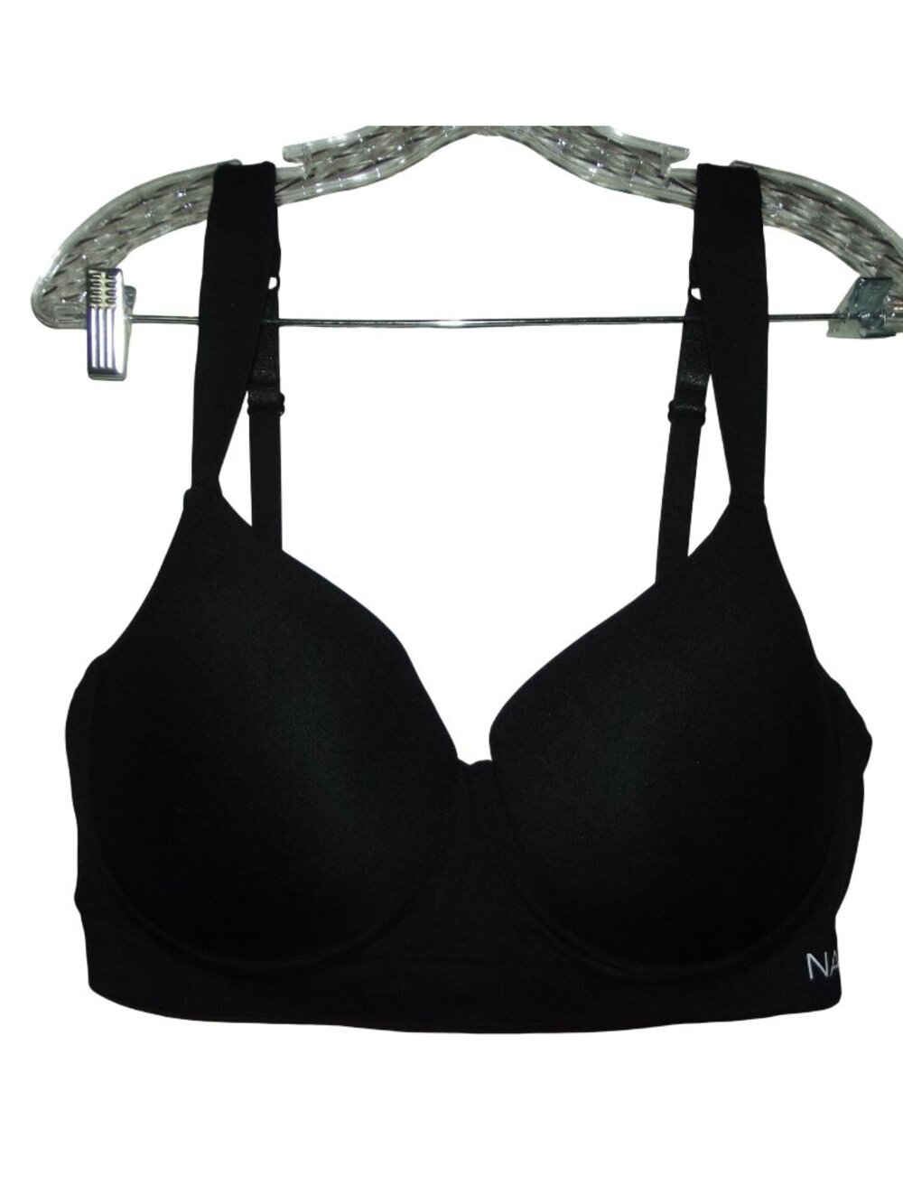 Nautica Bra 40D Black Everyday Bra lined full coverage t-shirt